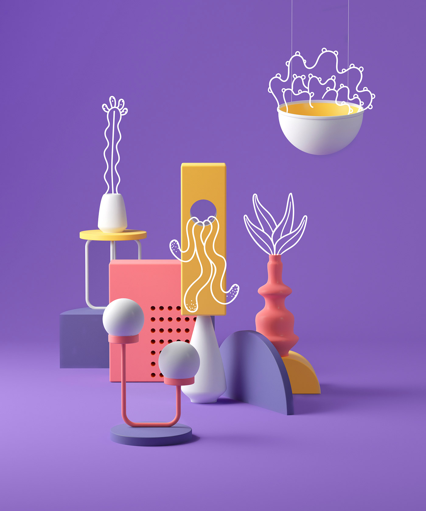 Flora Illustration & 3D Design cover image