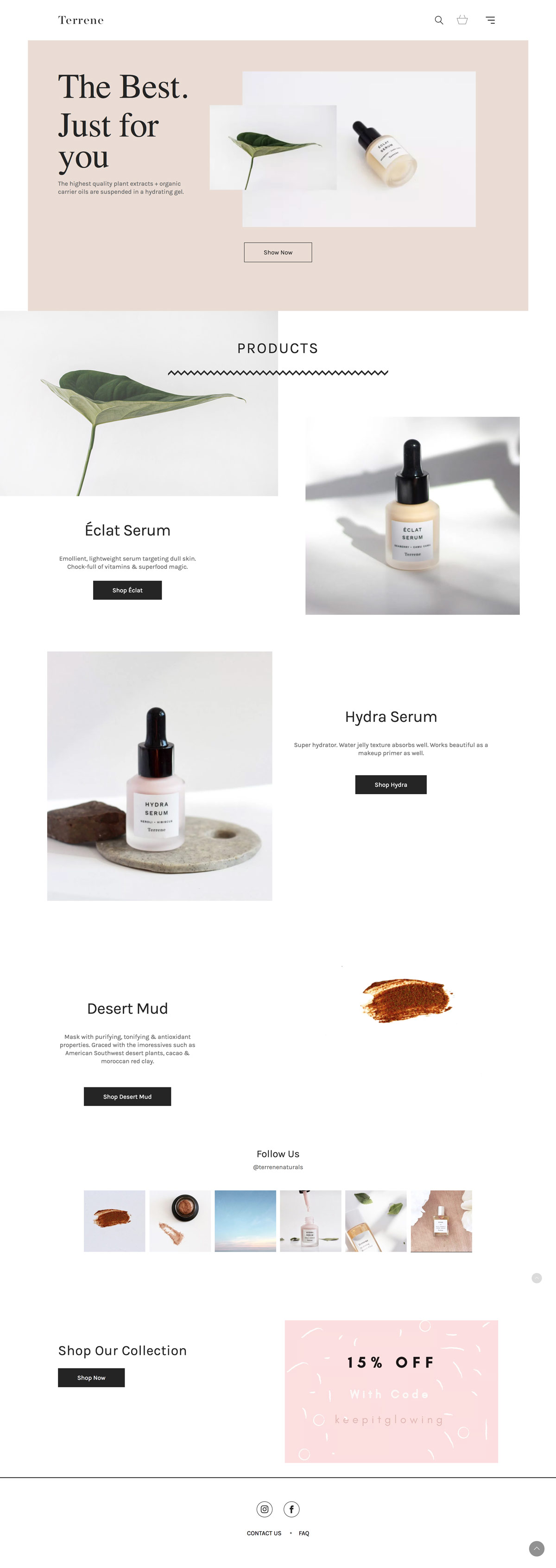 Terrene Naturals - Organic Skincare cover image