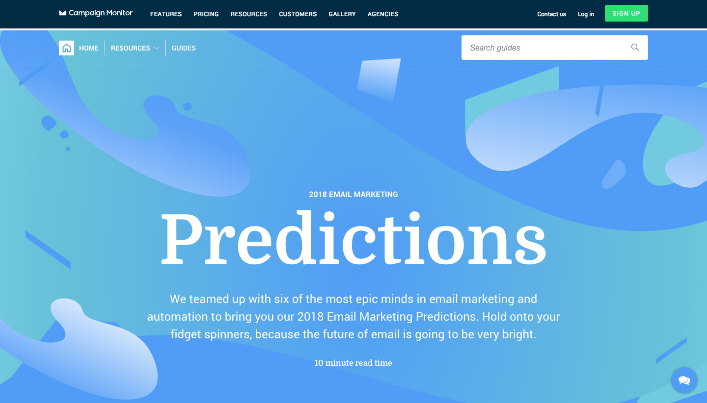 Predictions 2018 cover image