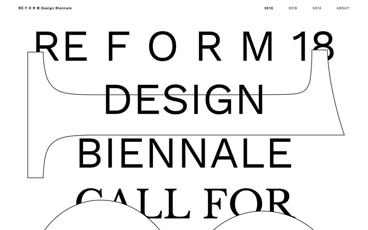 RE F O R M Design Biennale cover image