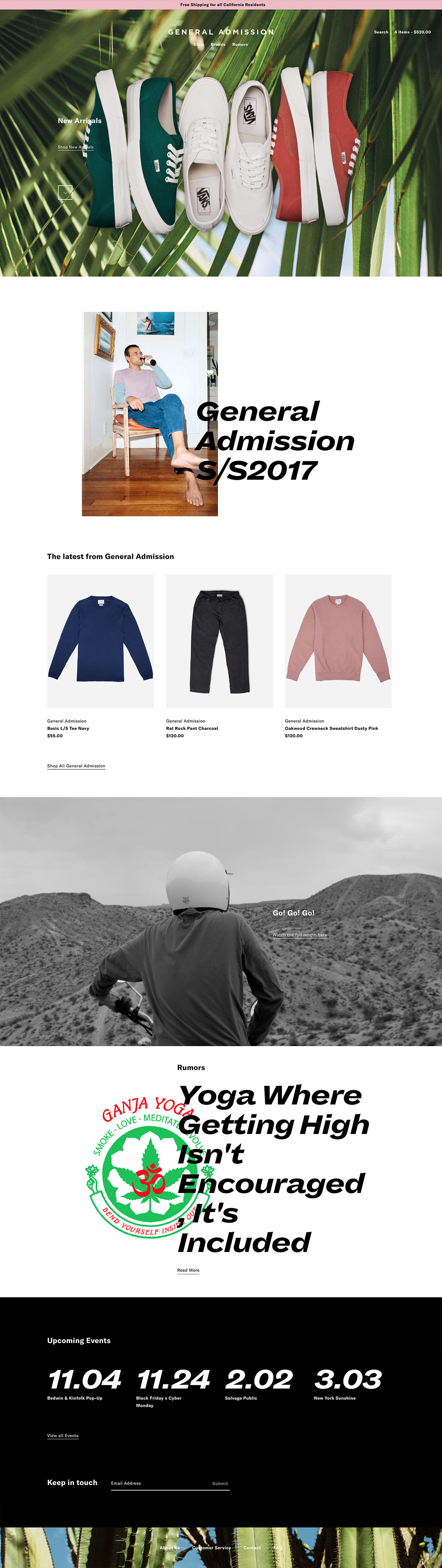 General Admission Menswear cover image