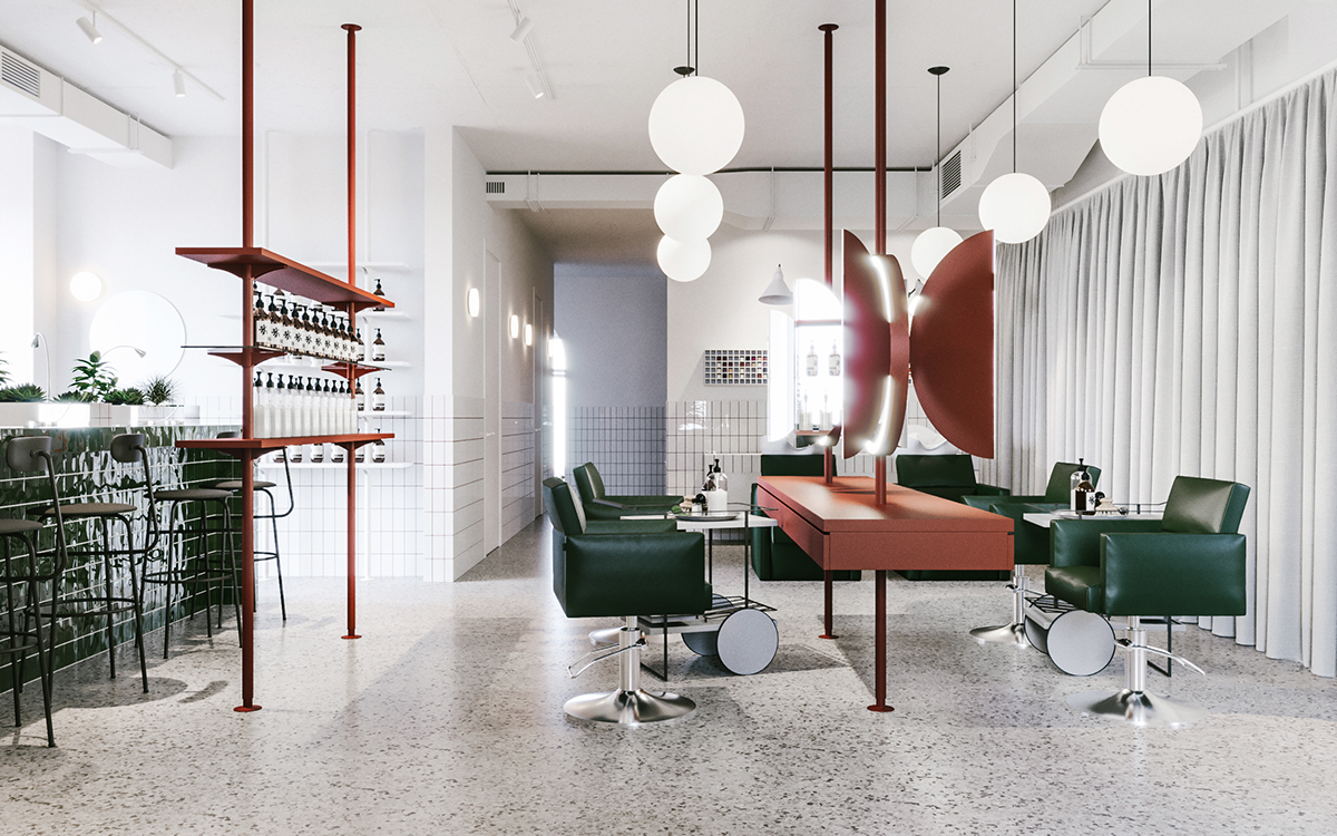Odes Salon Interior Design cover image
