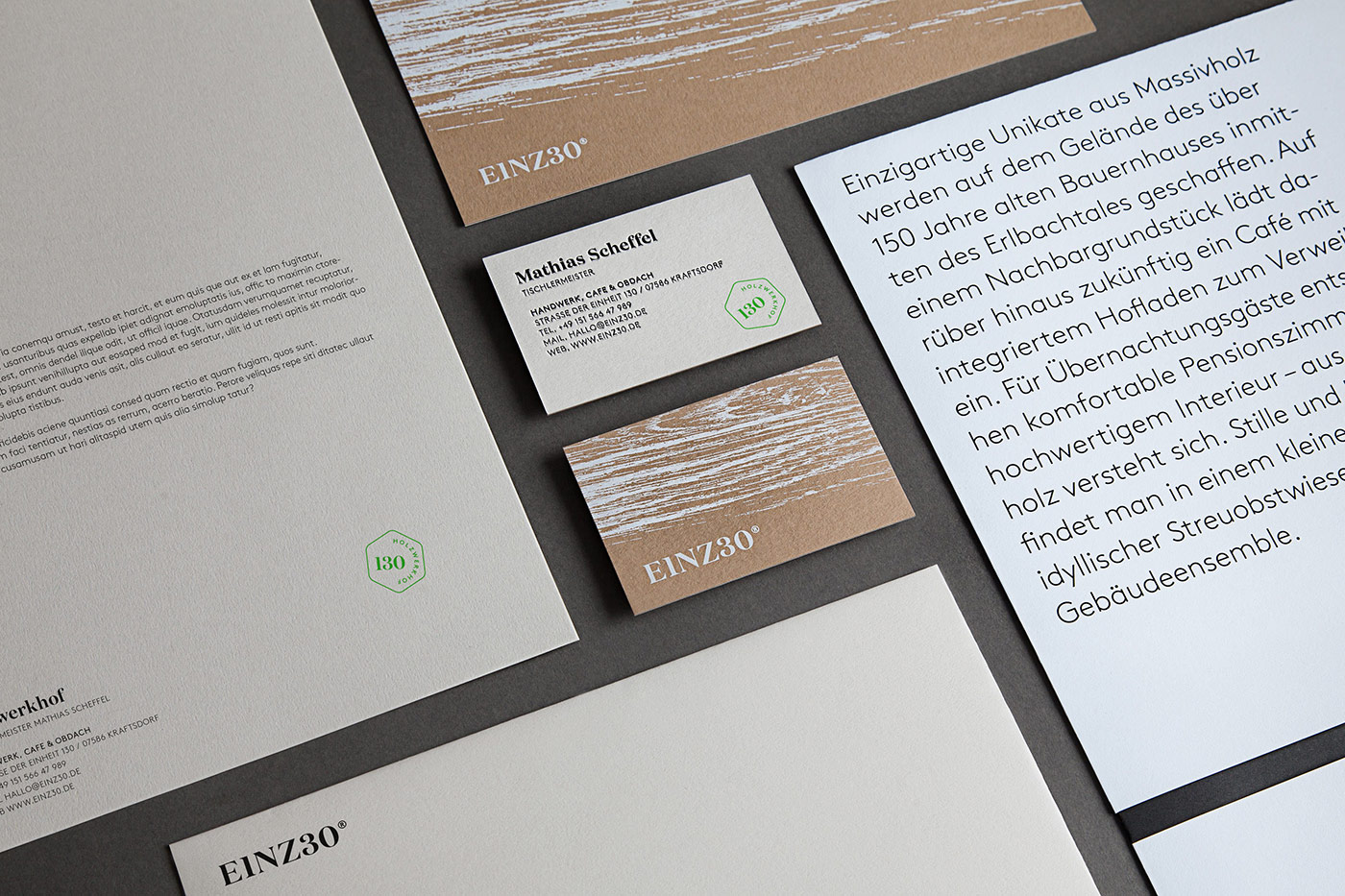 EINZ30® Holzwerkhof Identity cover image