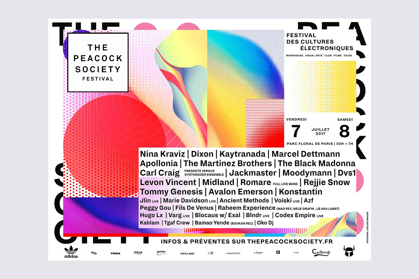Peacock Society Festival Identity cover image