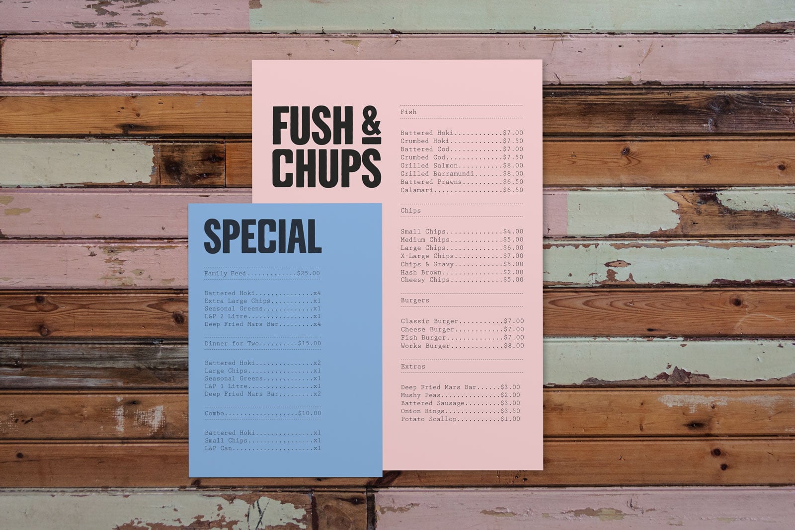 Fush & Chups Branding cover image