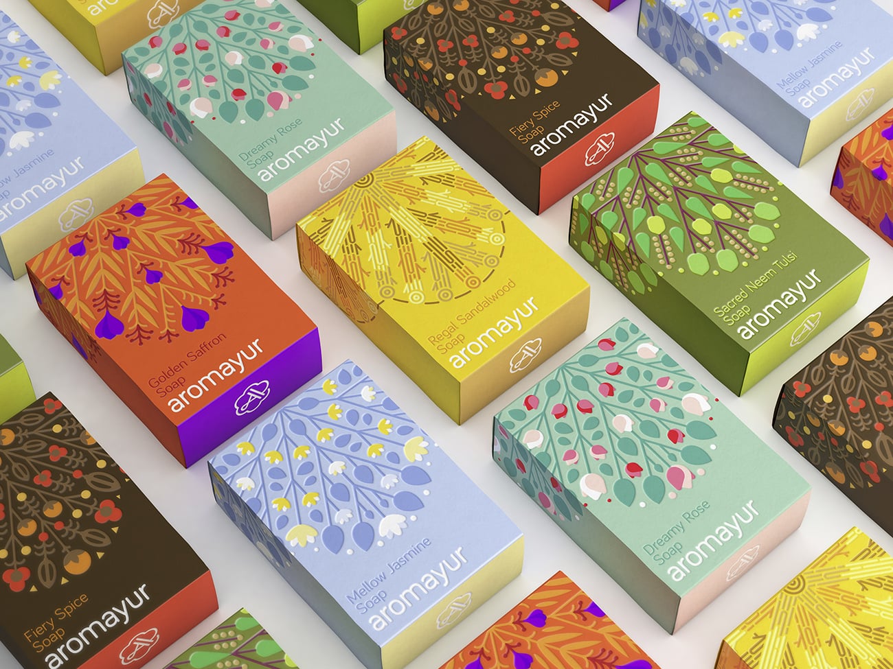 Aromayur - Identity & Packaging cover image