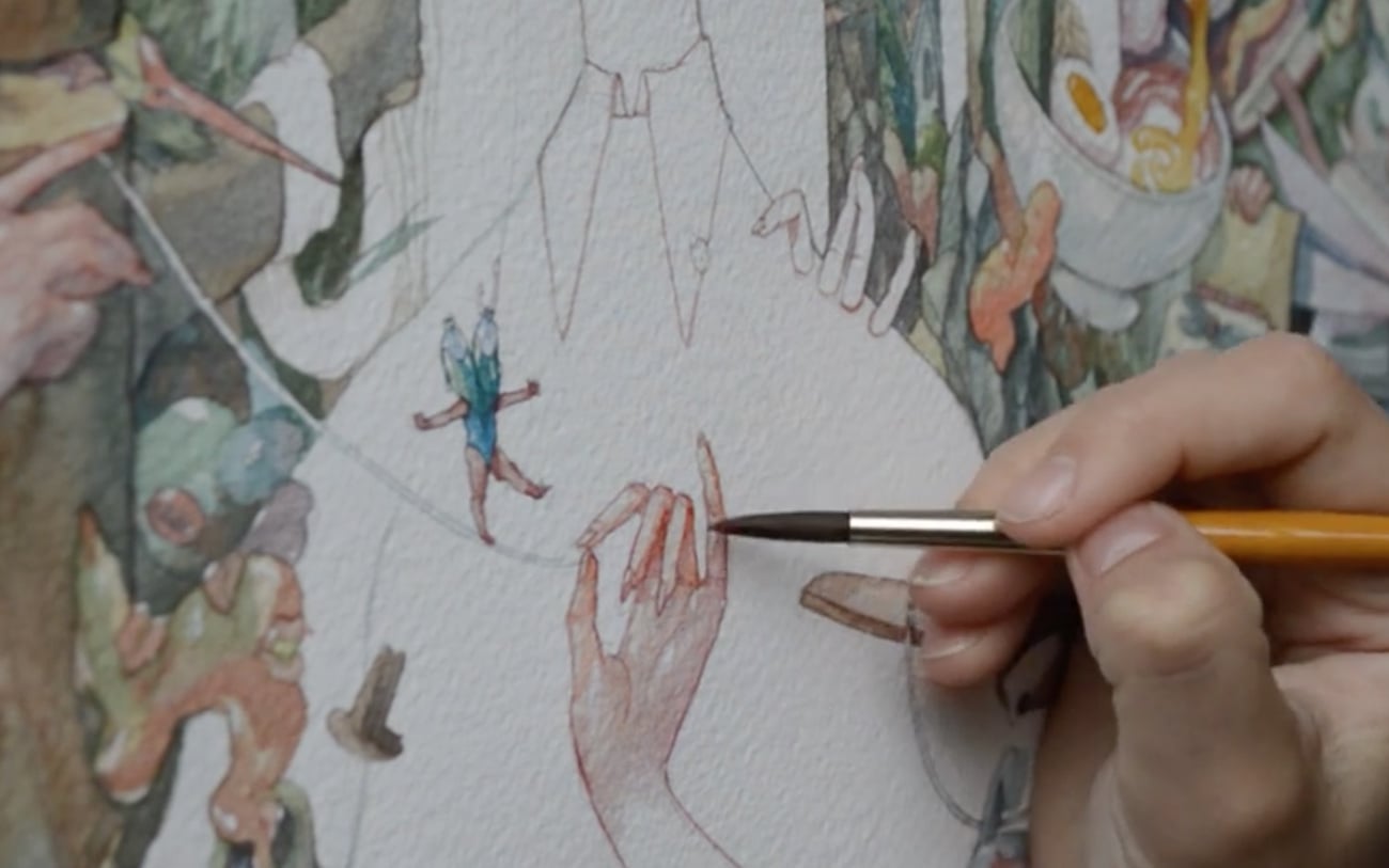 Watercolor timelapse cover image