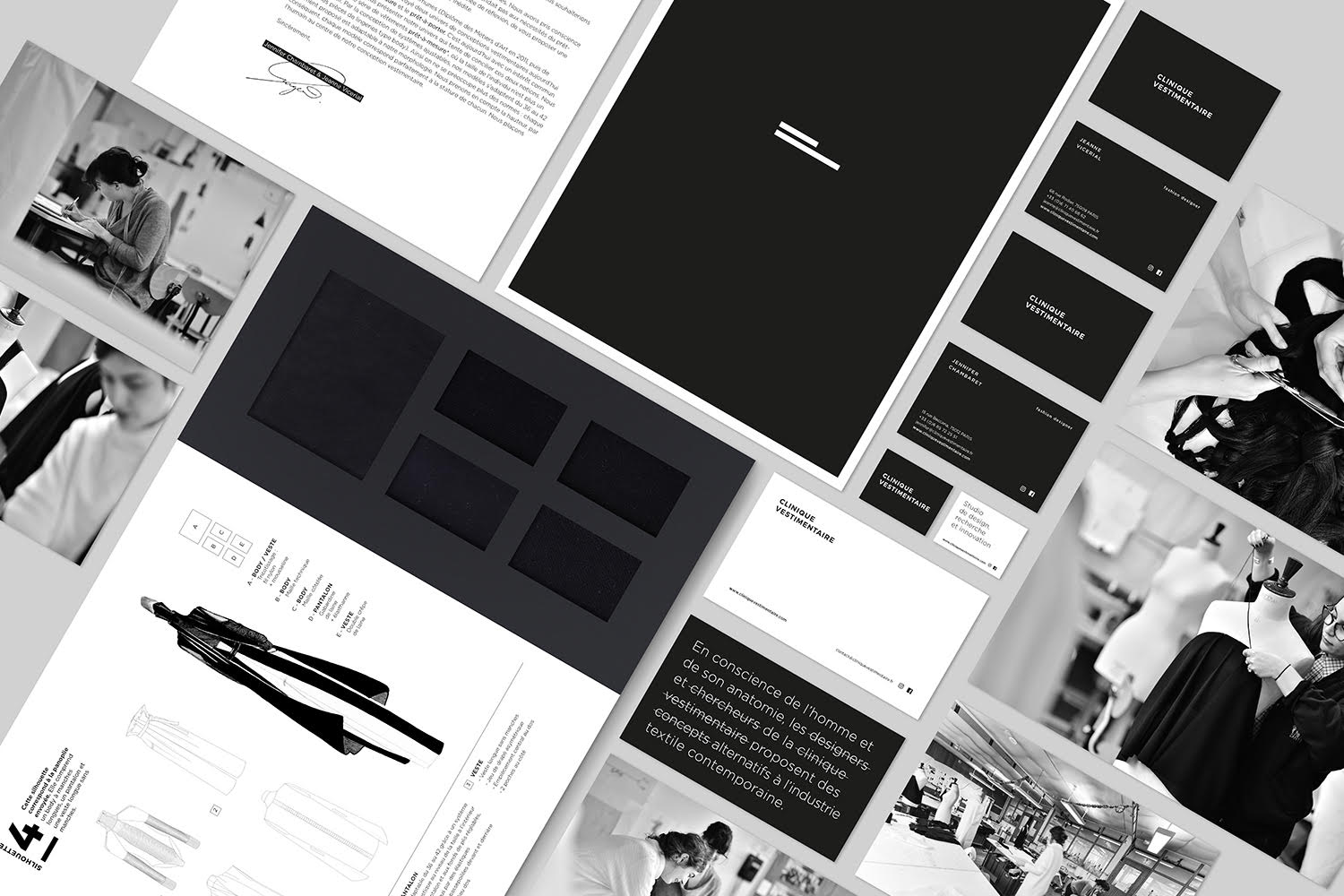 Clinique Vestimentaire Branding cover image