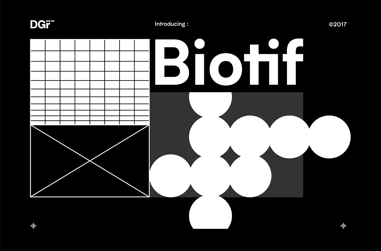 New BIOTIF font cover image