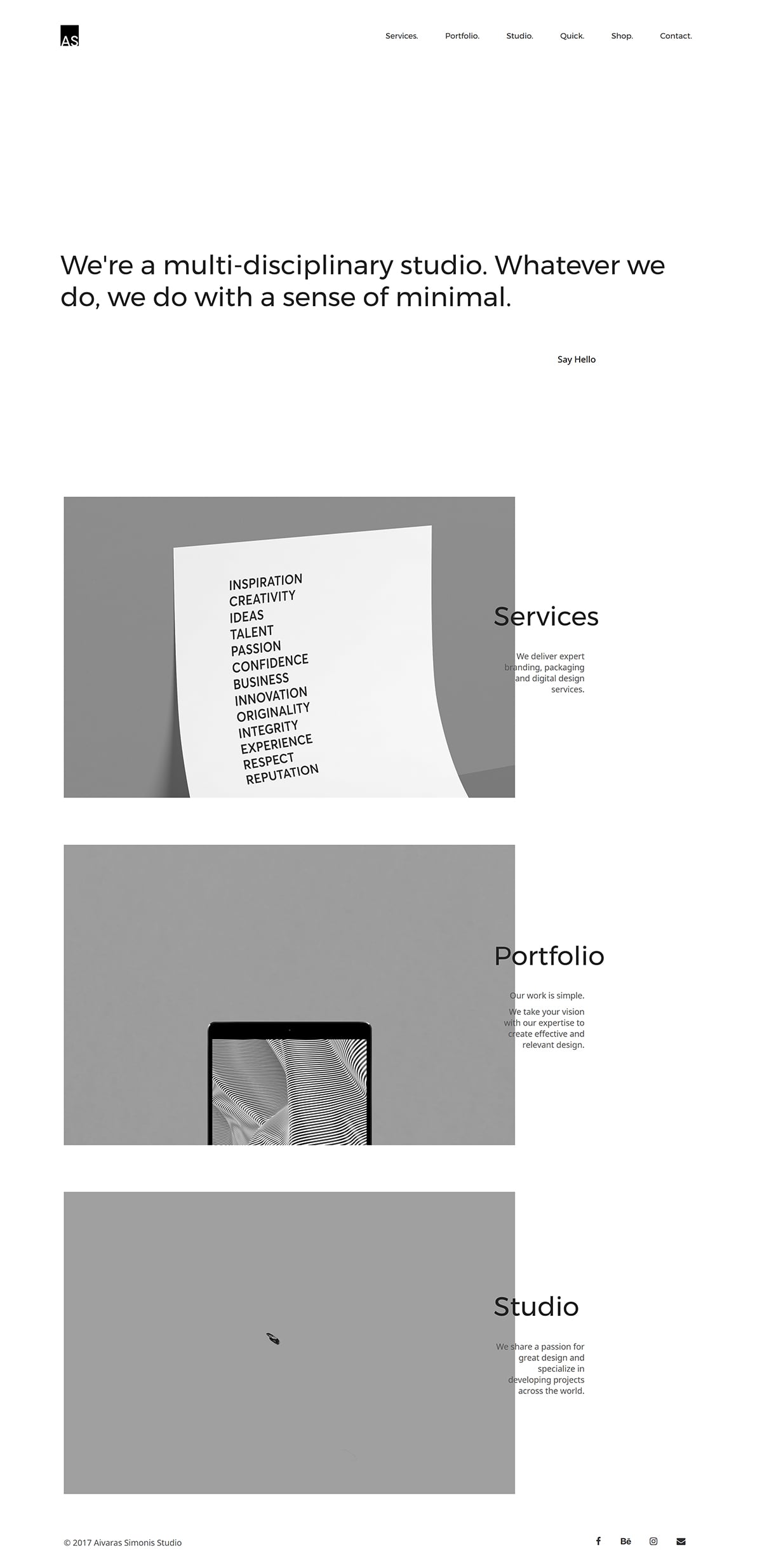Aivaras Simonis Design Studio cover image