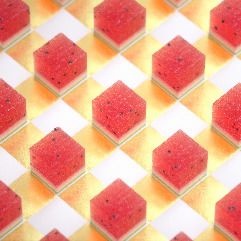 Fresh Watermelons in 3D cover image