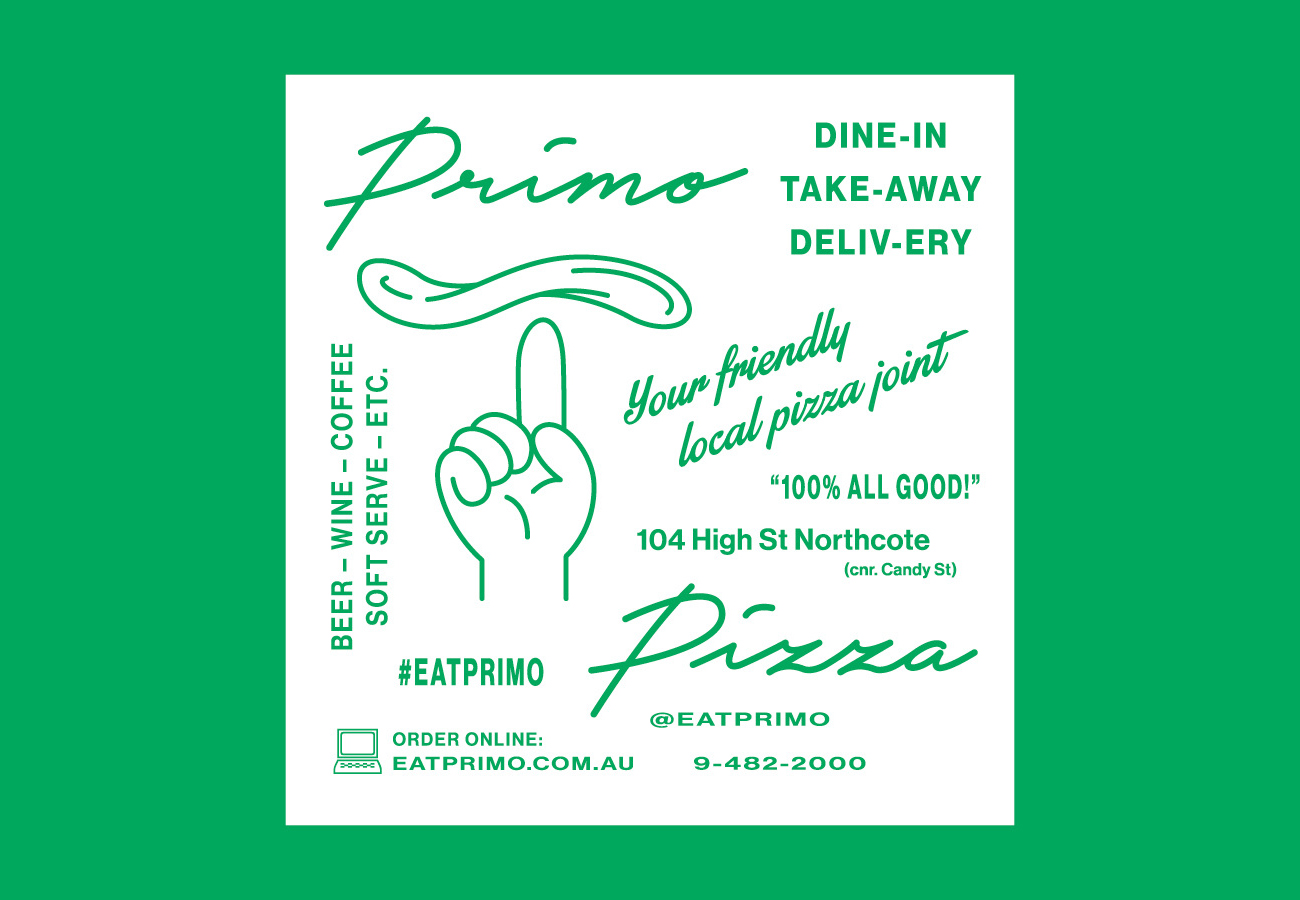 Primo Pizza Identity cover image