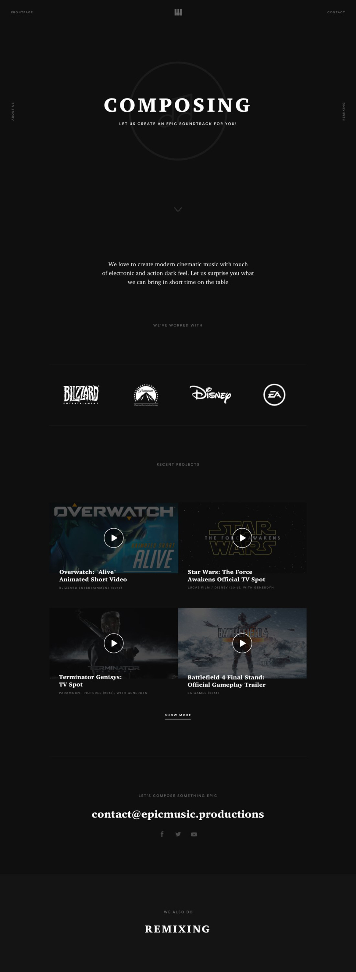 Epic Music Productions cover image
