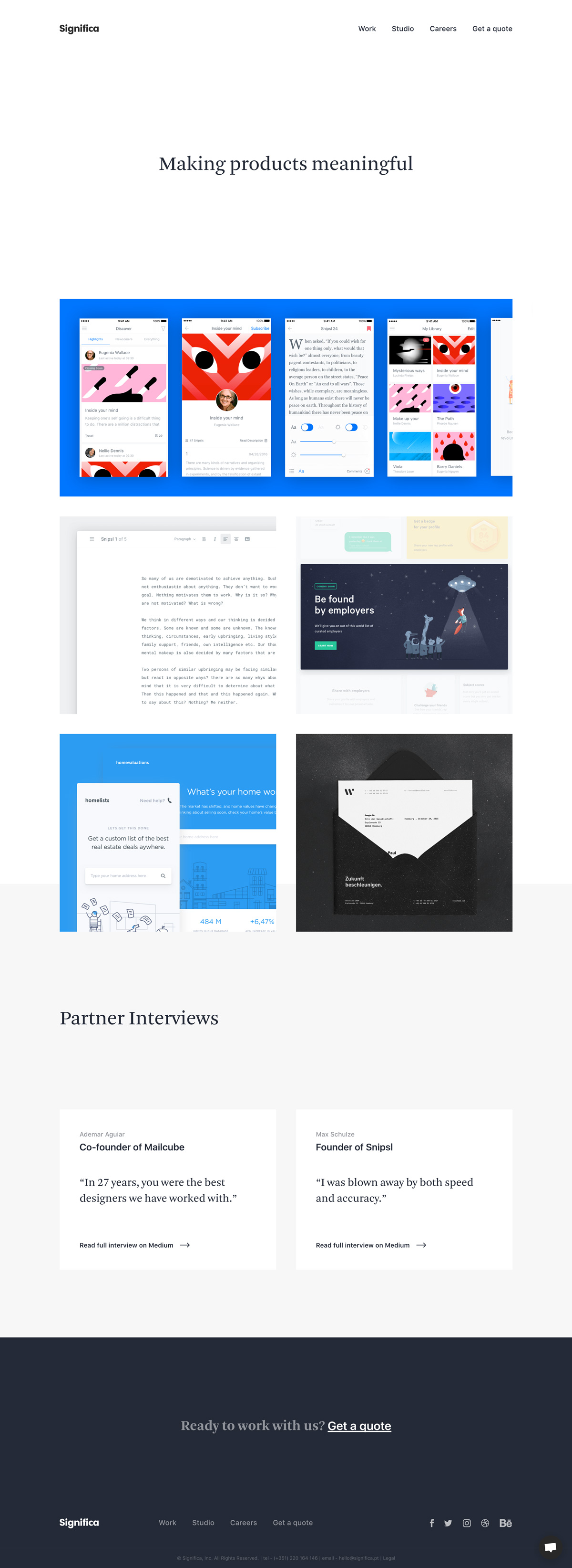 Significa design studio cover image