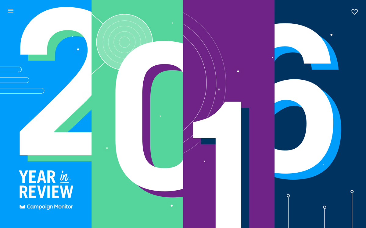 Campaign Monitor Year in Review 2016 cover image