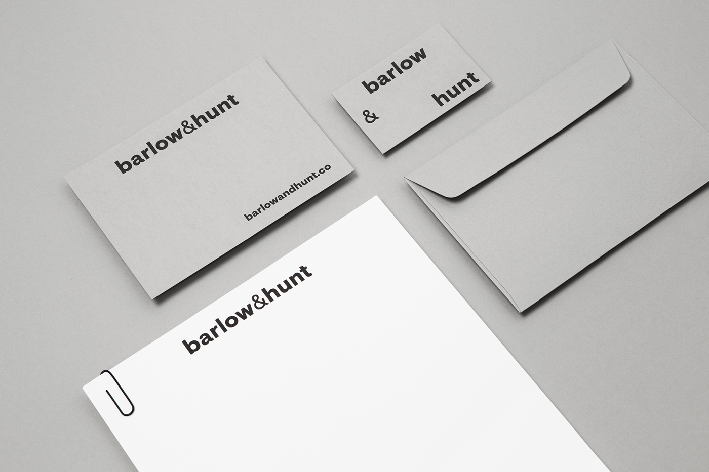 Barlow & Hunt branding cover image
