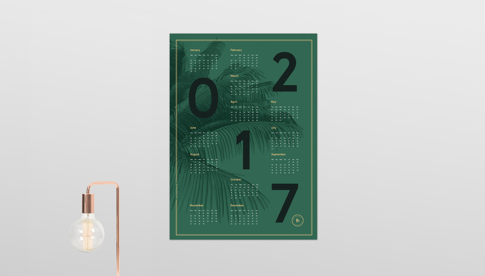 New 2017 Palm calendar cover image