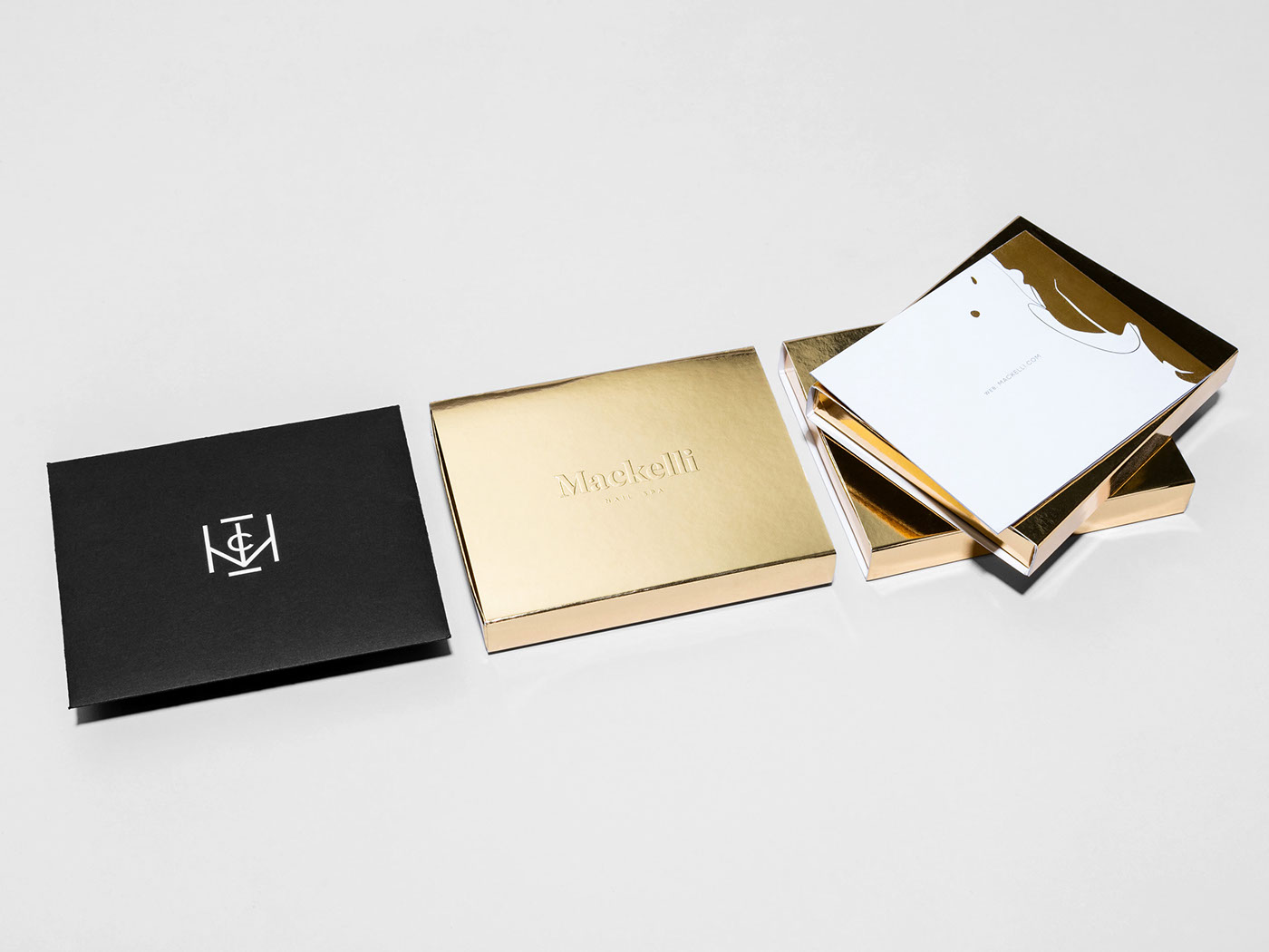 Mackelli Nail Spa branding cover image