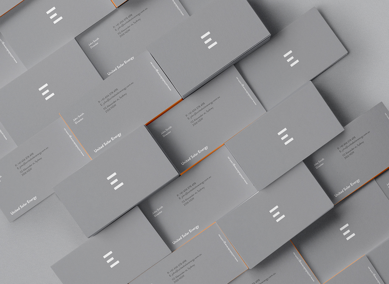 United Solar Energy branding cover image