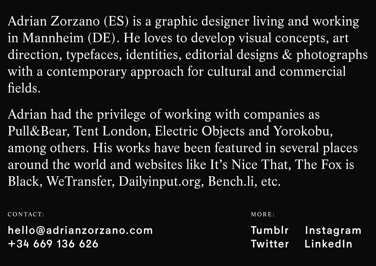 Adrian Zorzano cover image