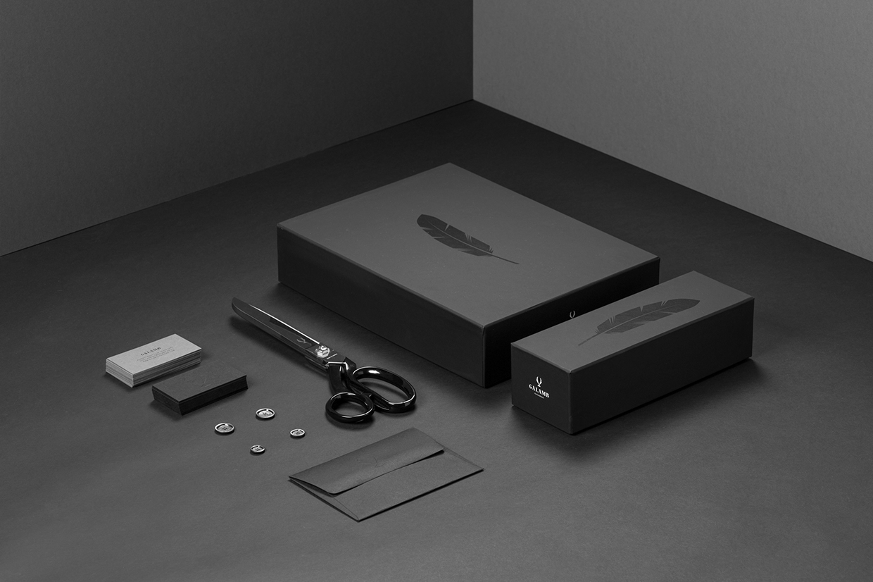 Galamb Tailoring brand identity cover image