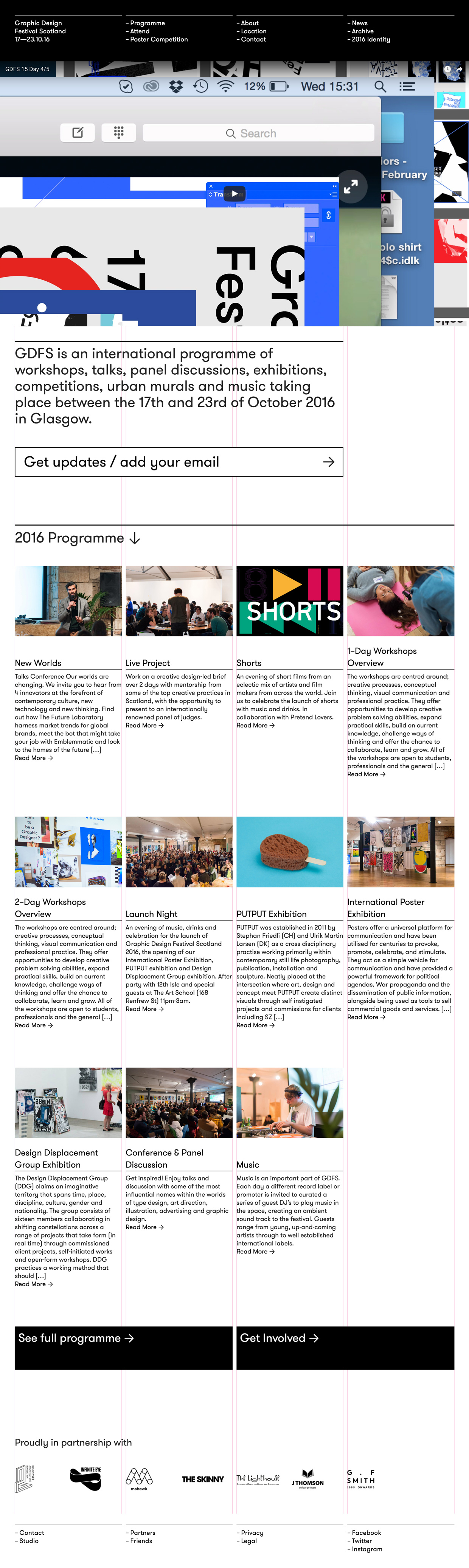 Graphic design festival Scotland cover image