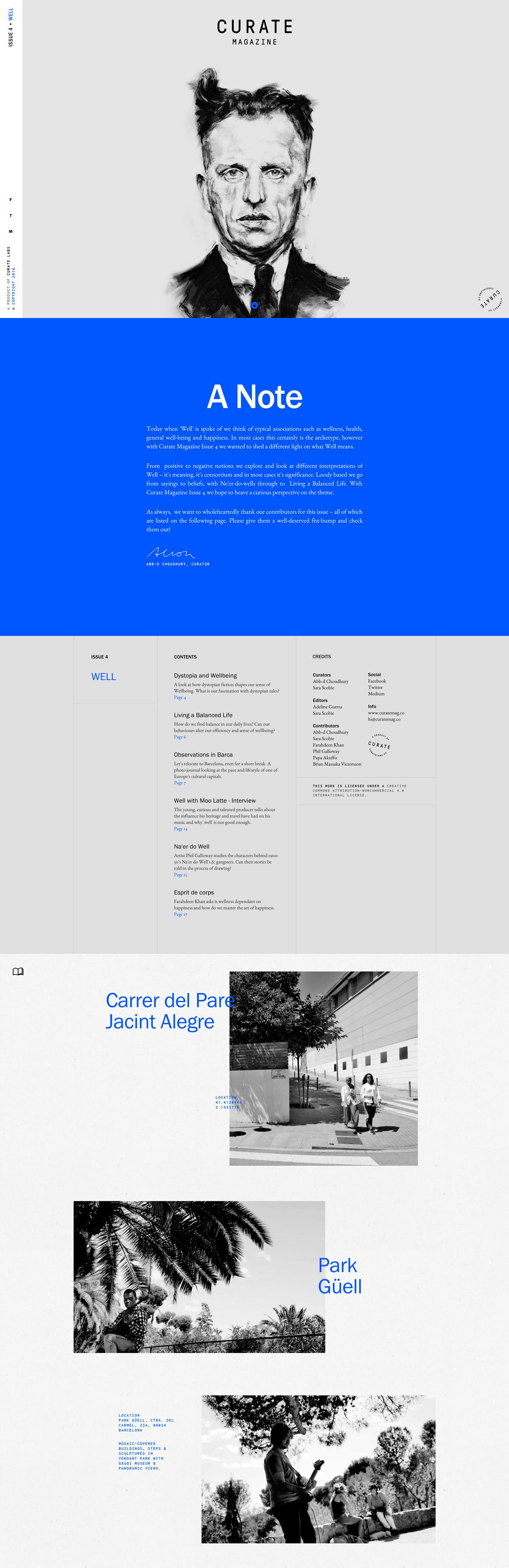 Curate Magazine – Issue 4 cover image