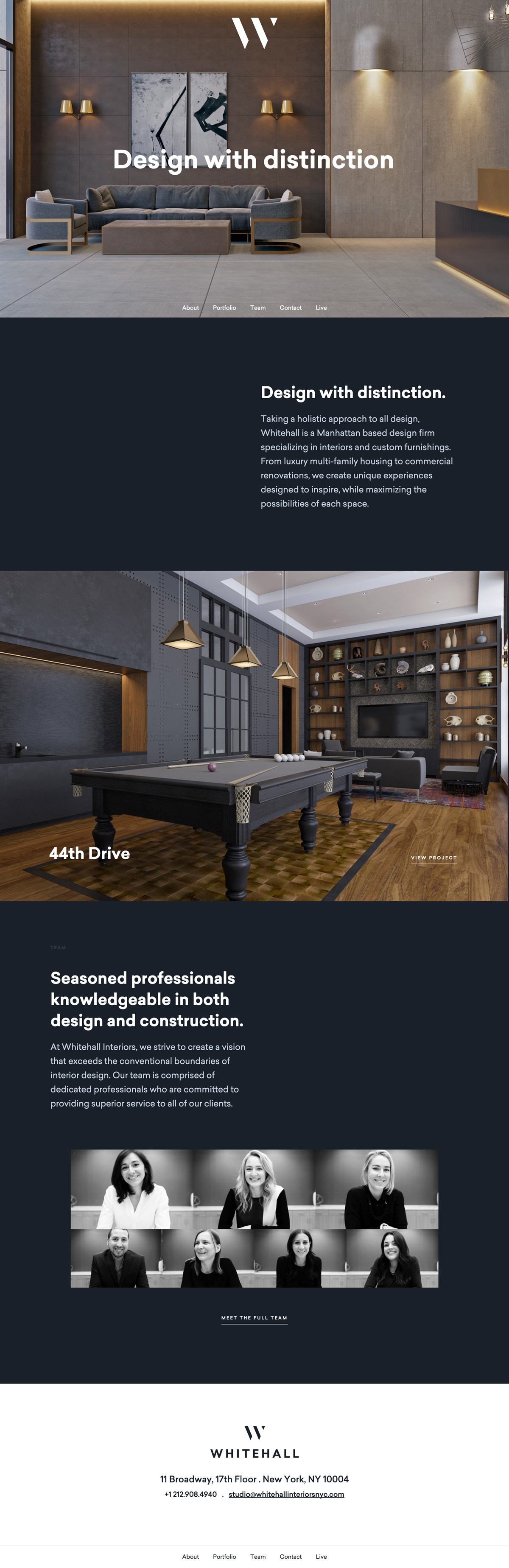 Whitehall Interiors Inc. cover image