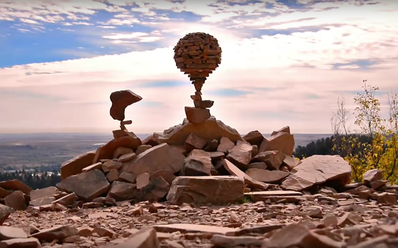 Balancing stones in nature by Gravity Glue cover image