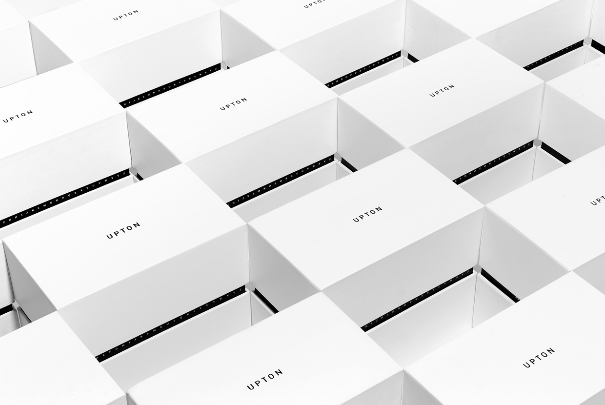 Upton belts branding and packaging cover image