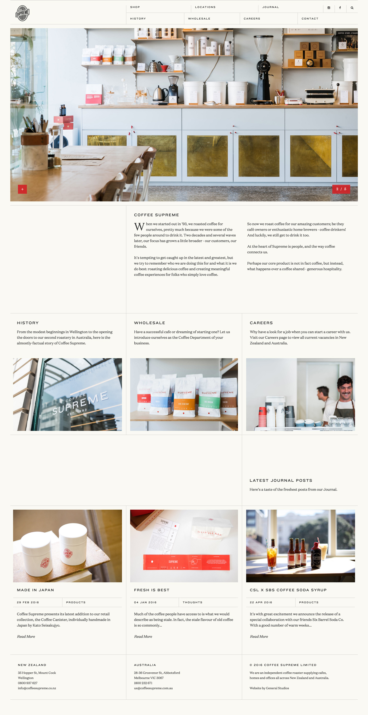 Coffee Supreme cover image