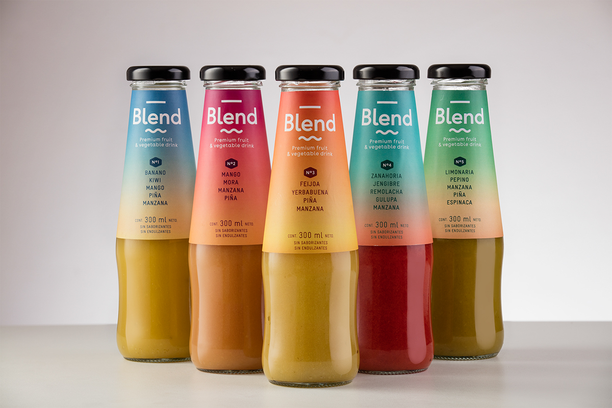 Blend fruit & vegetable drink cover image
