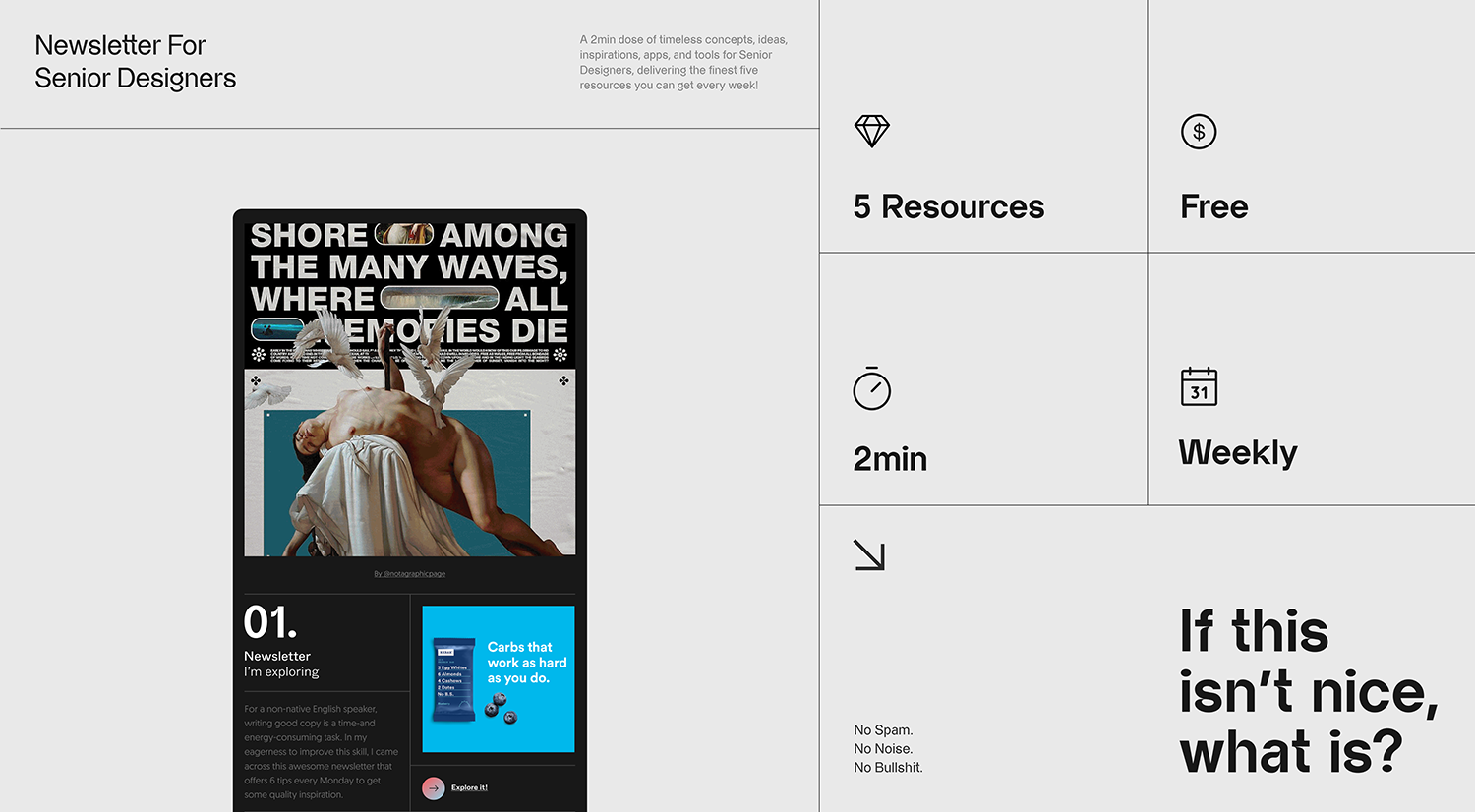 Newsletter For Senior Designers cover image