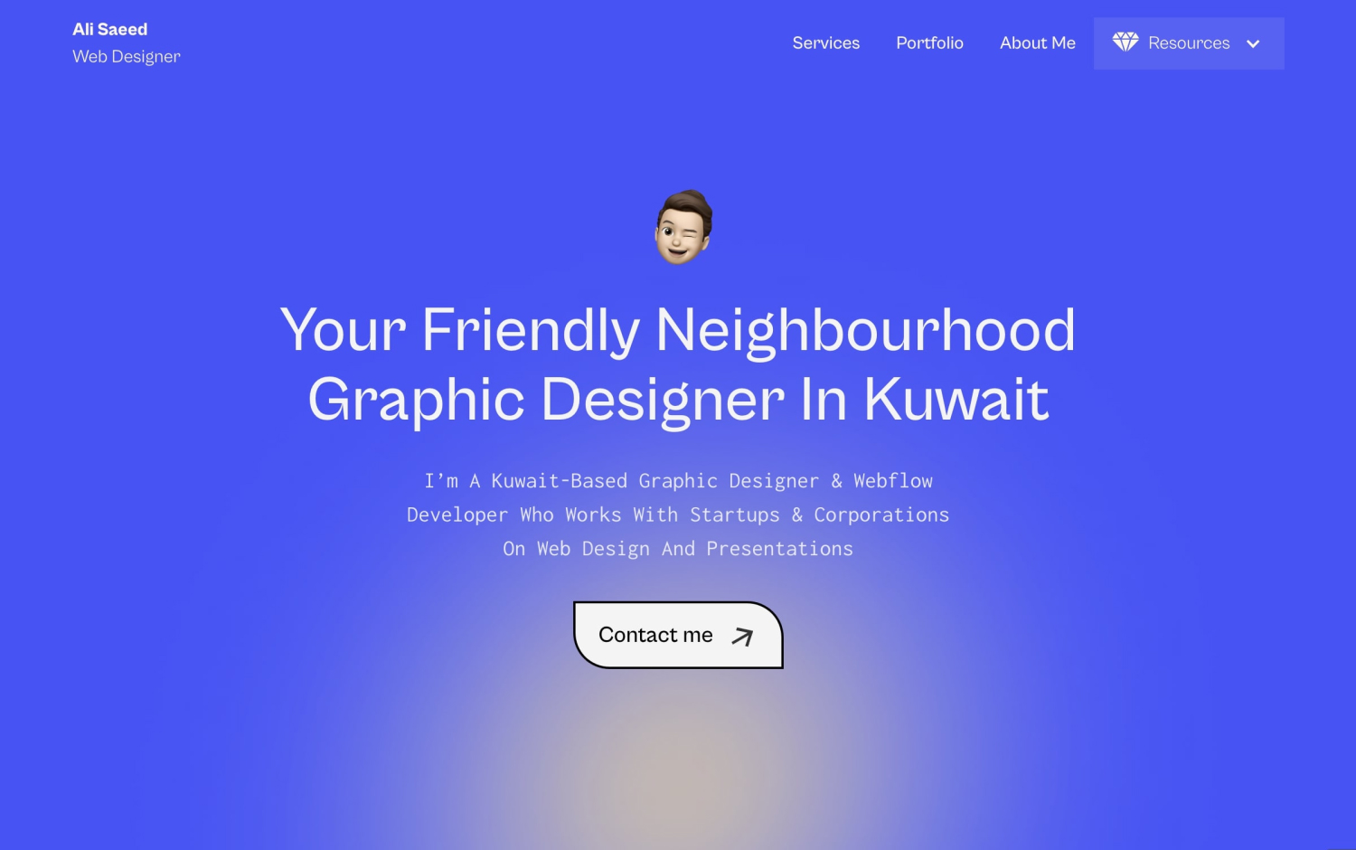 Ali - Portfolio Site 2023 cover image