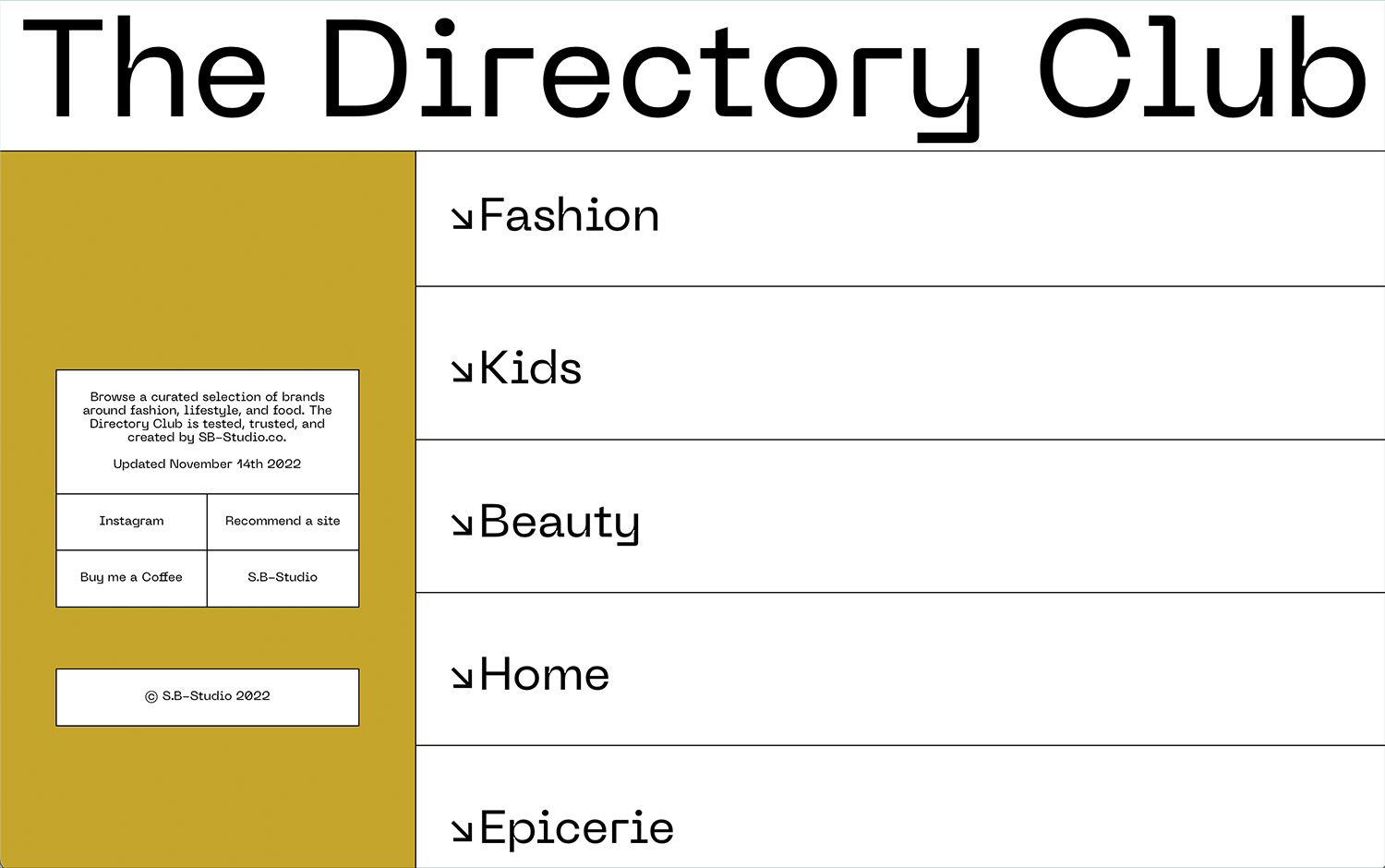 The Directory Club cover image