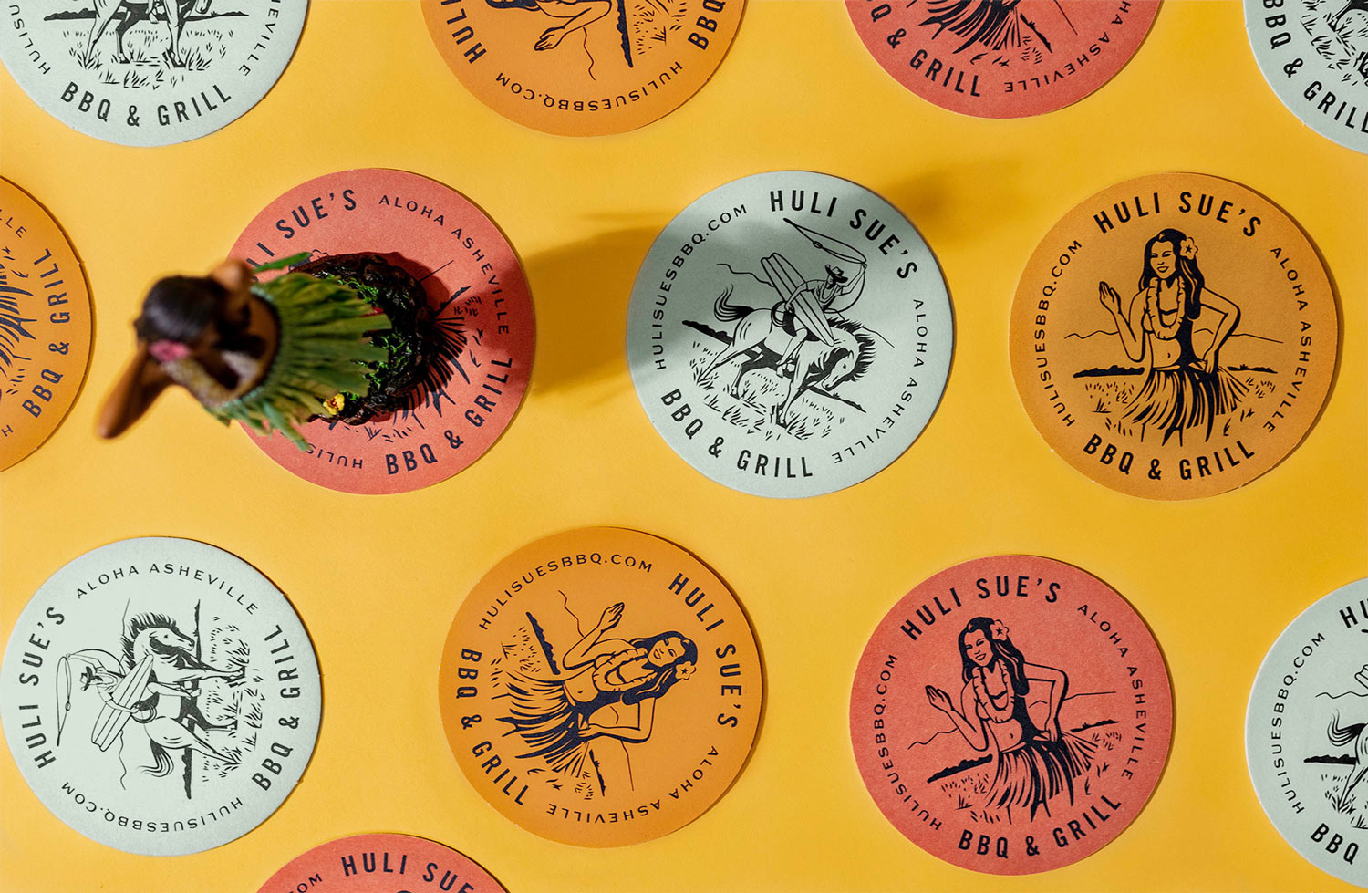Huli Sue's BBQ + Grill Restaurant Branding cover image