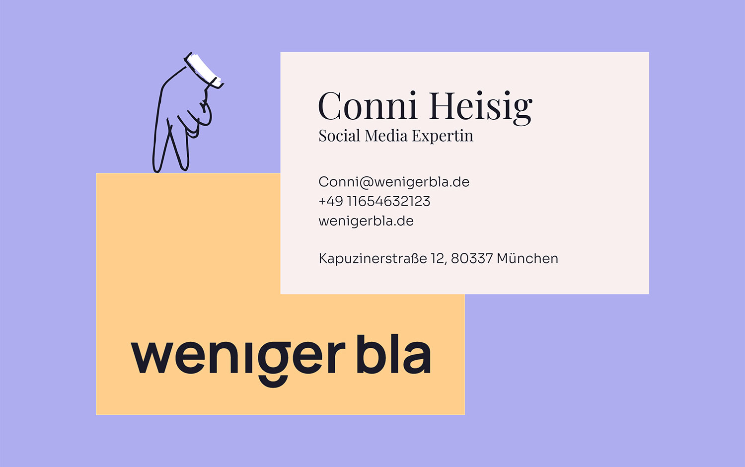 Weniger bla cover image