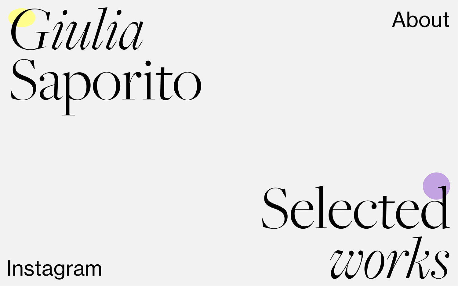 Guilia Saporito cover image