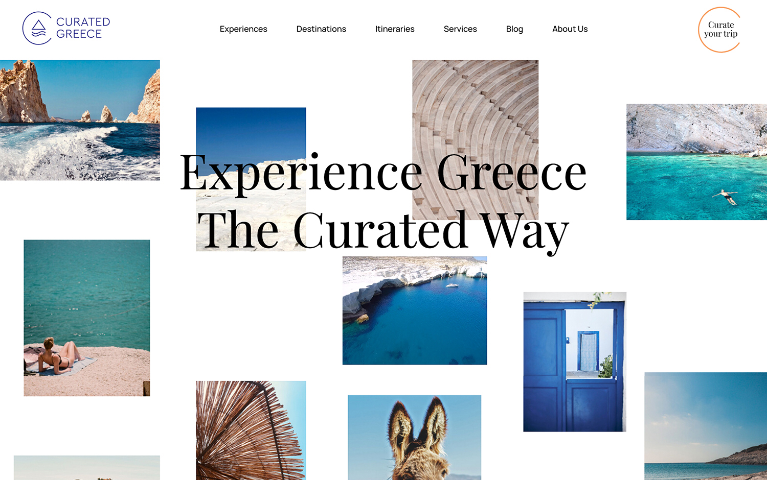 Curated Greece cover image