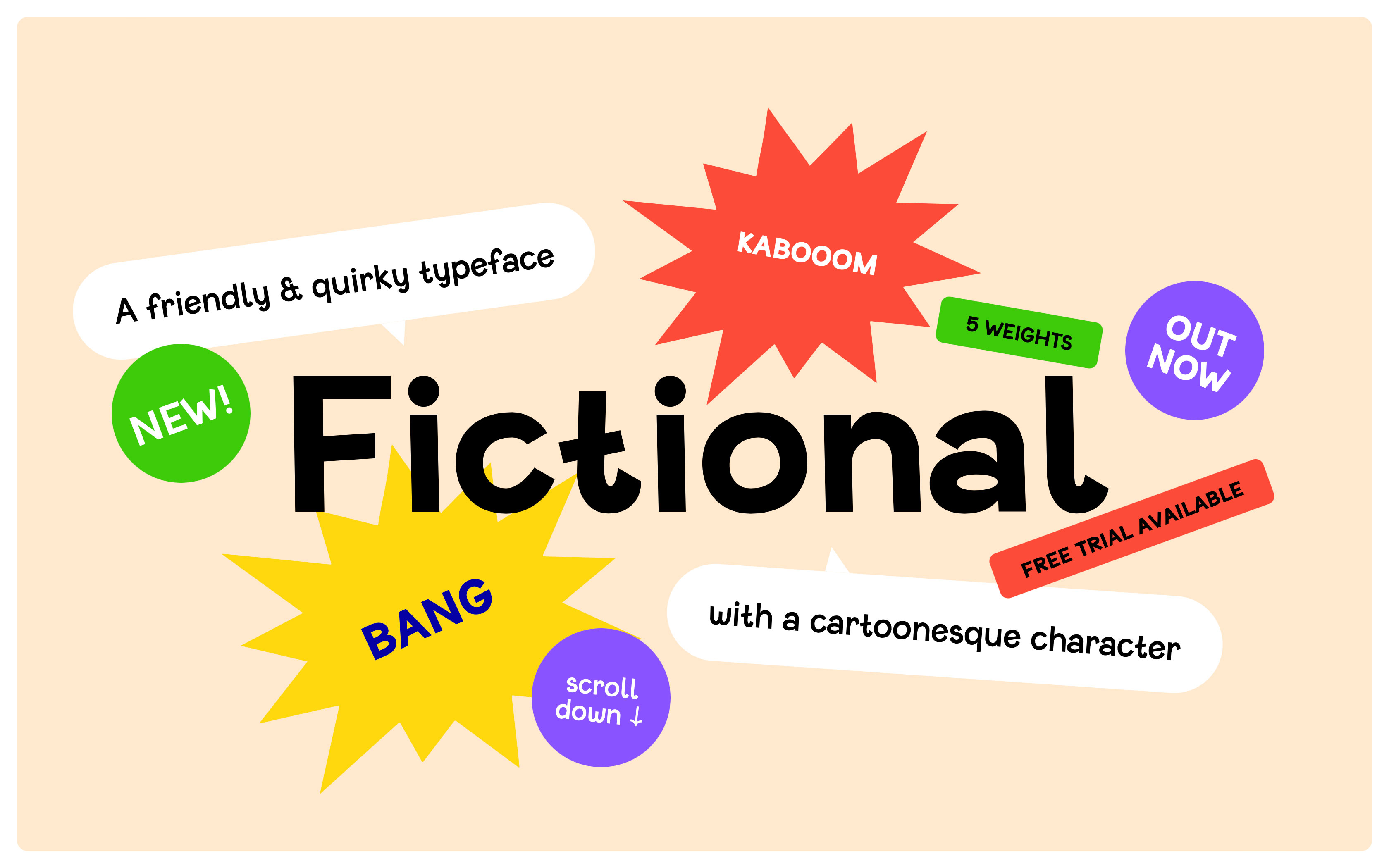 Fictional Typeface cover image