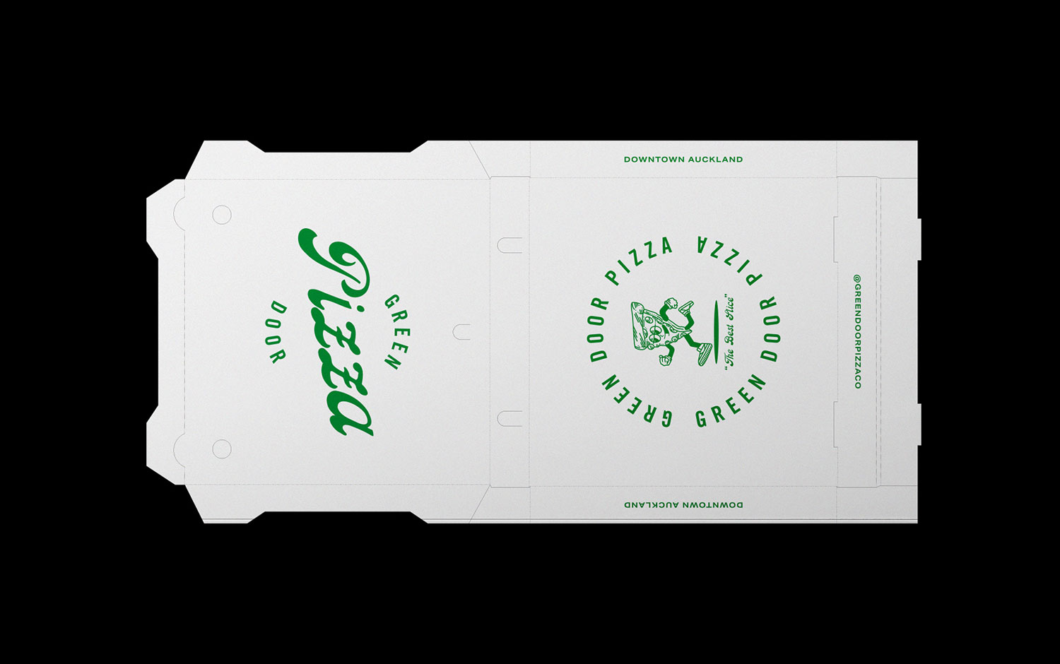 Green Door Pizza Branding cover image
