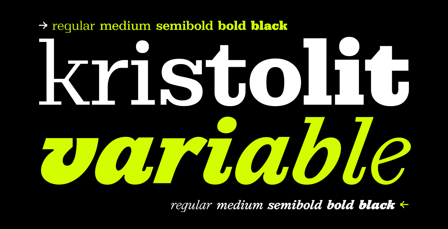 Kristolit font cover image