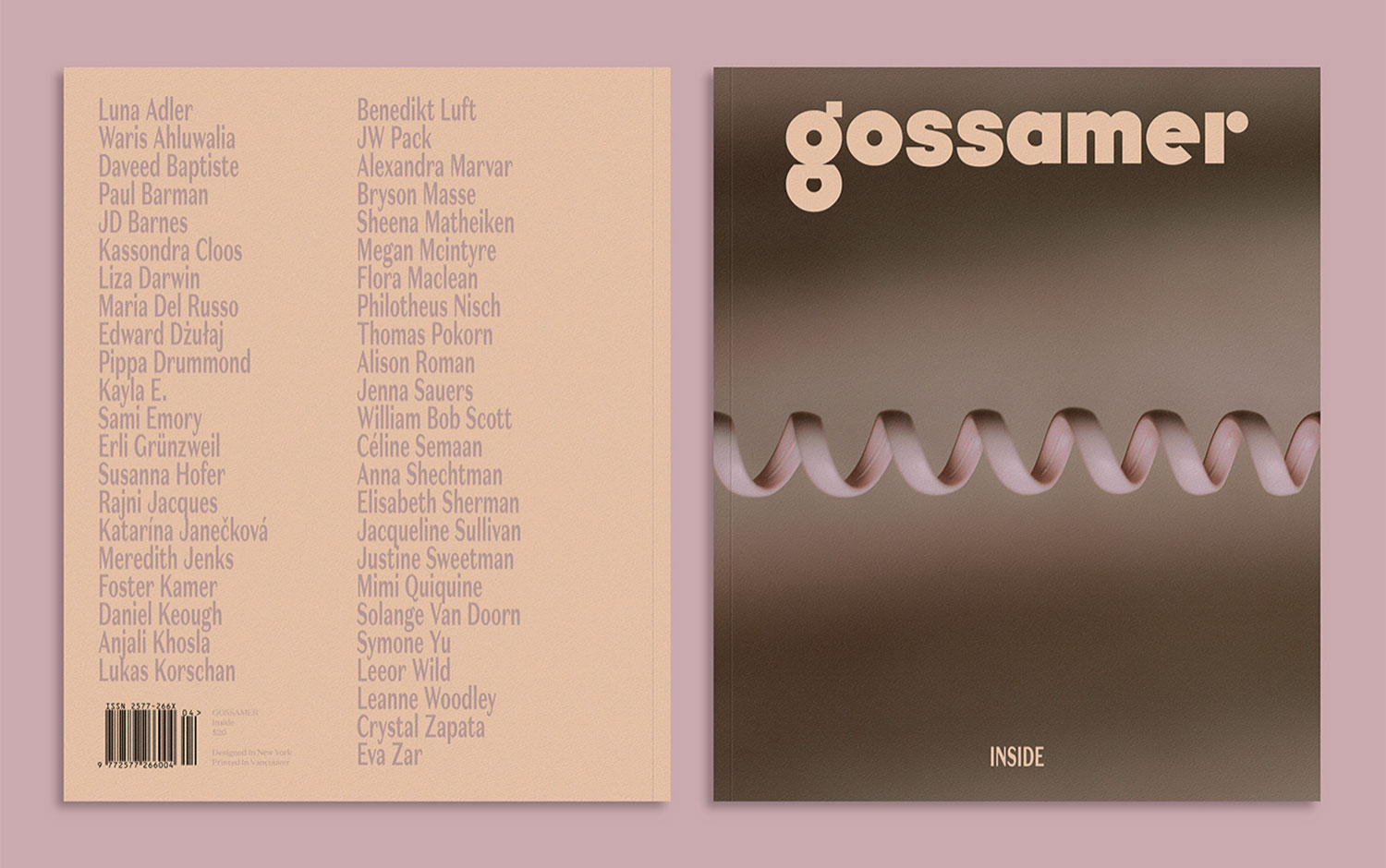 Gossamer Magazine V4 – 'INSIDE' cover image