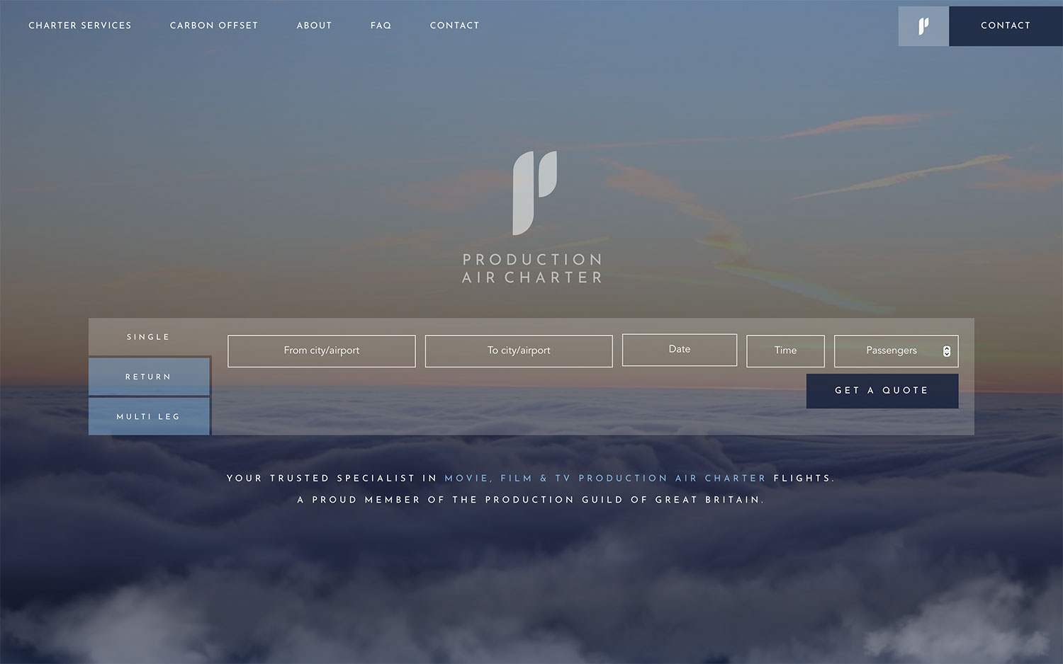 Production Air Charter cover image