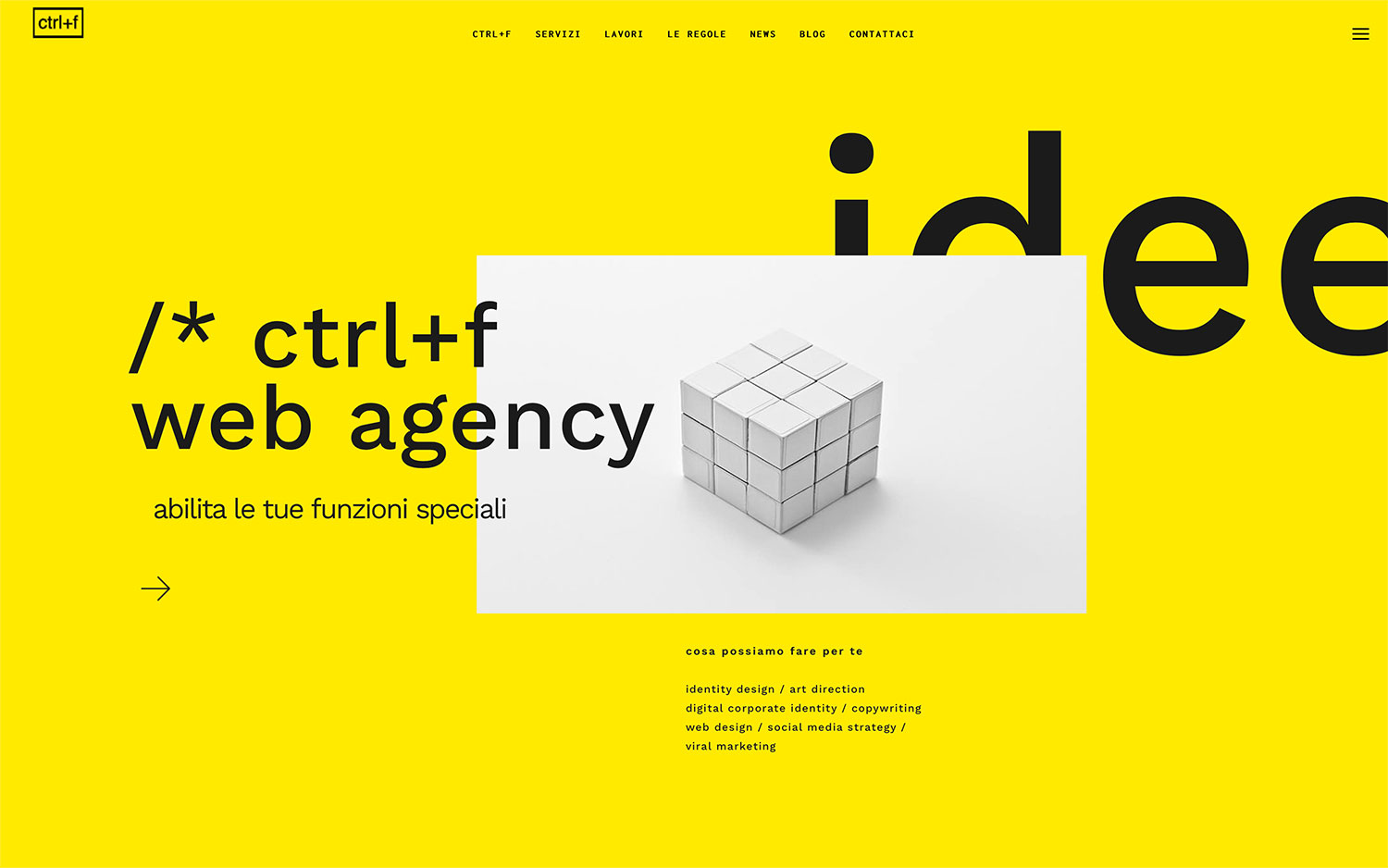 Ctrl+f / web agency cover image