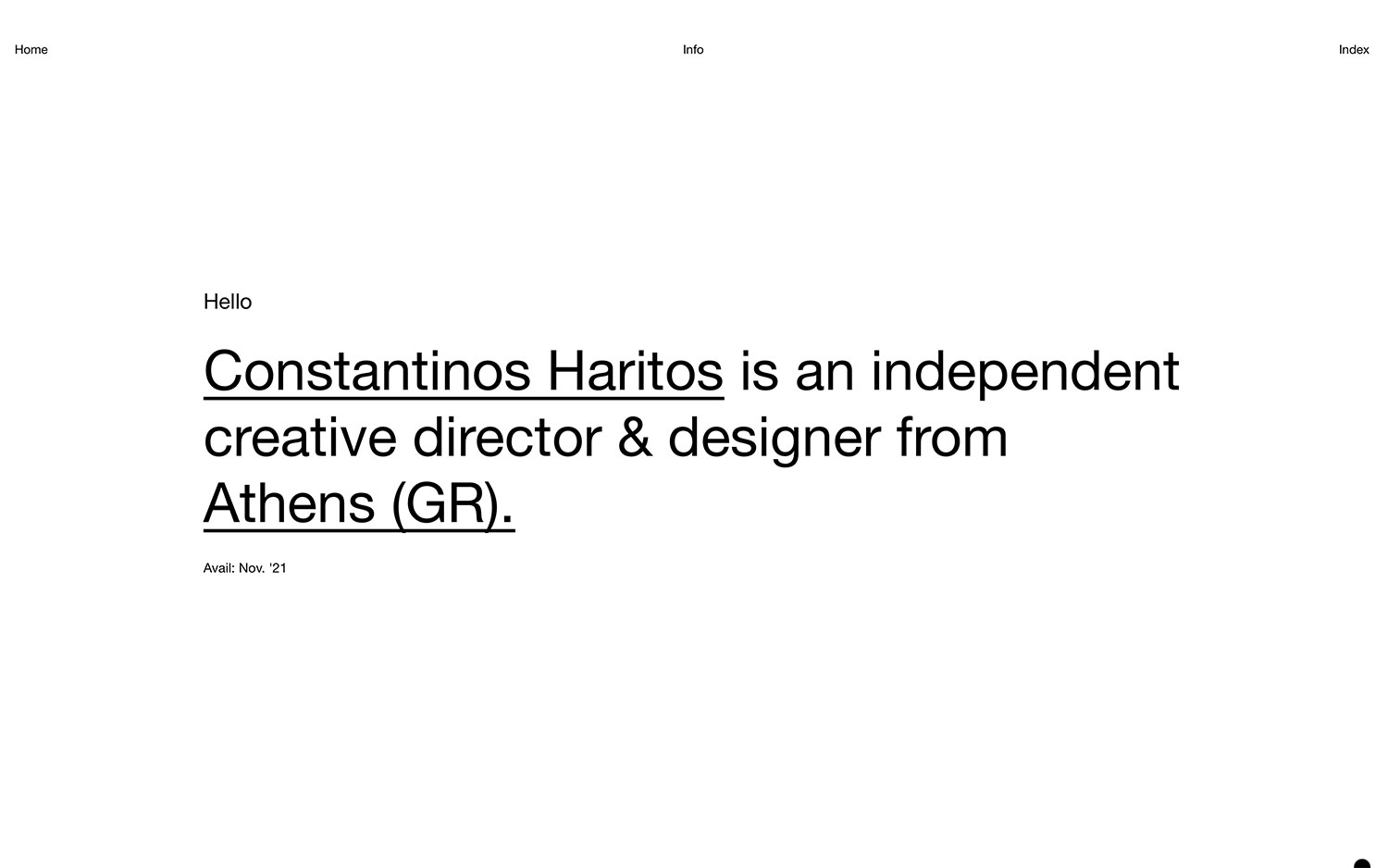 Constantinos Haritos cover image