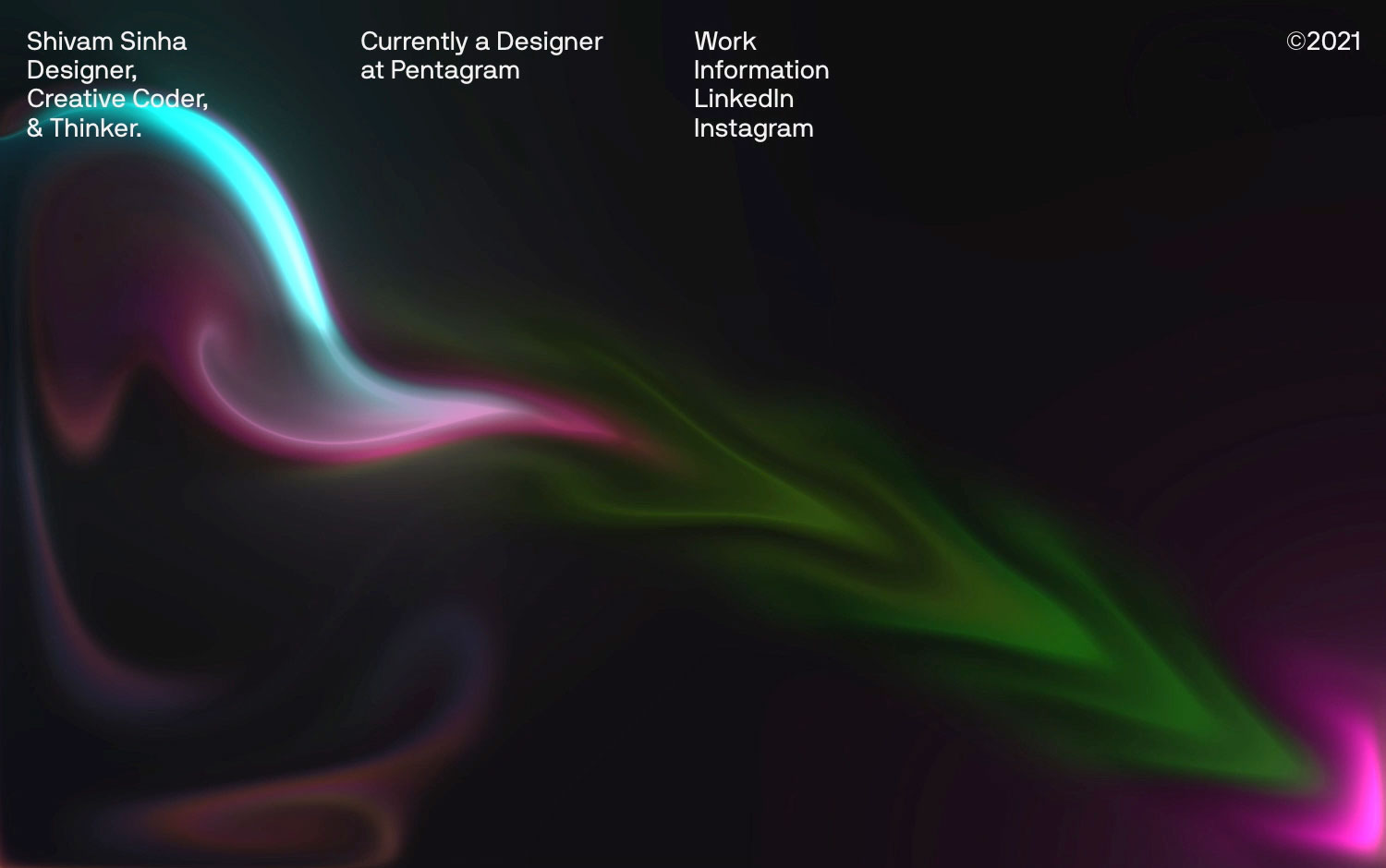 Shivam Sinha Portfolio cover image