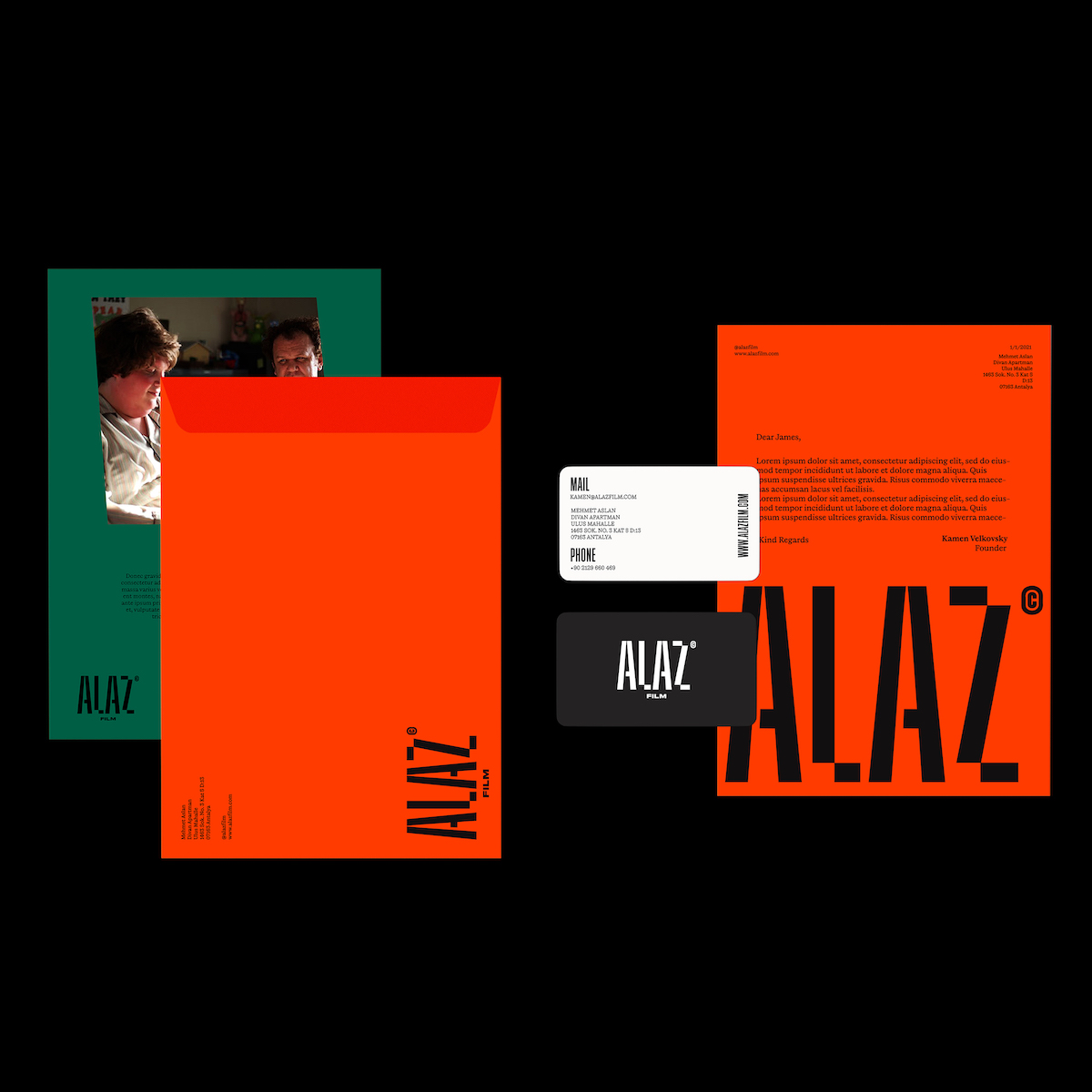 Branding & Visual Identity for Alaz Film cover image