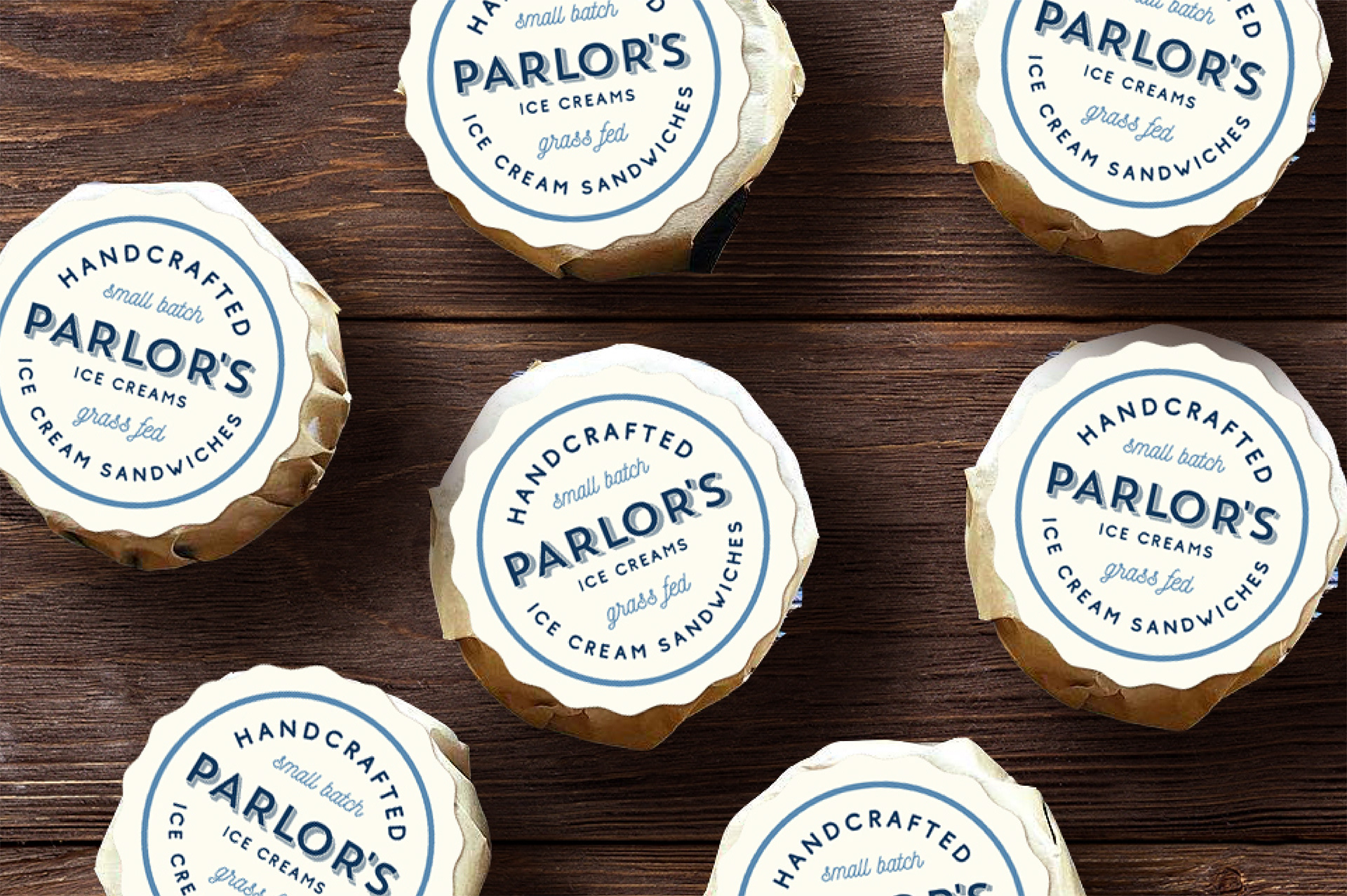 Parlor's Ice Creams Branding cover image
