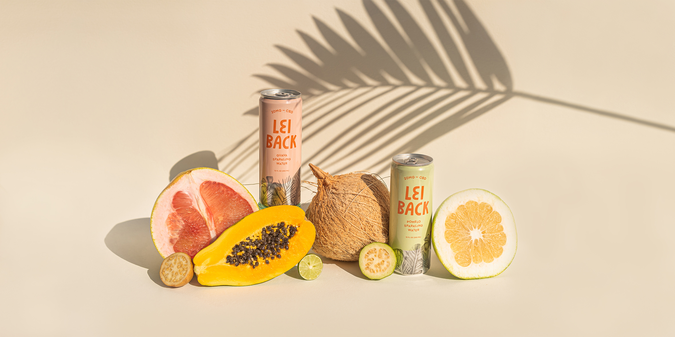 Lei Back CBD Sparkling Water cover image